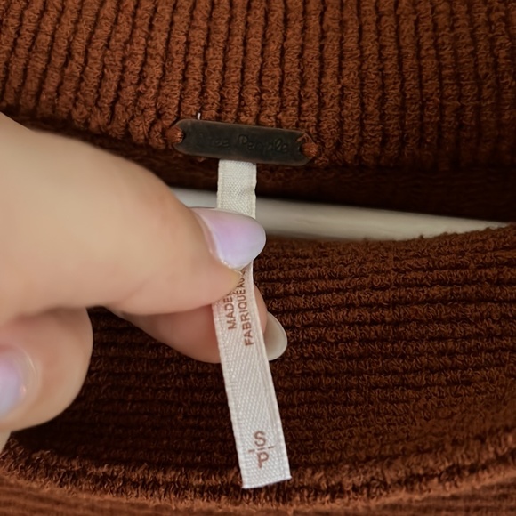 Free People Ottoman tunic sweater size small in the color Sienna - Picture 7 of 8
